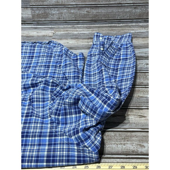 Ralph Lauren Long Sleeve Button Down Blue Brown Pony XL‎ - Picture 5 of 5